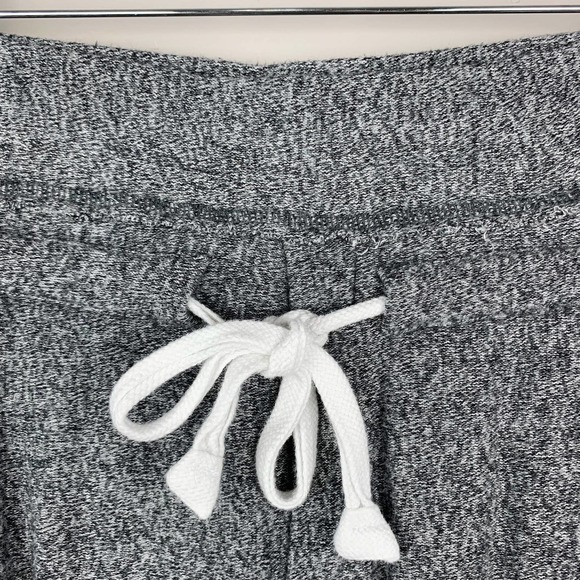 The Kooples Sport Joggers Pants Grey White Stripe Casual Women’s US M ~ Flaw - Picture 5 of 14